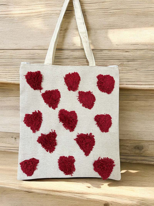 Heart Shape Tote Bag