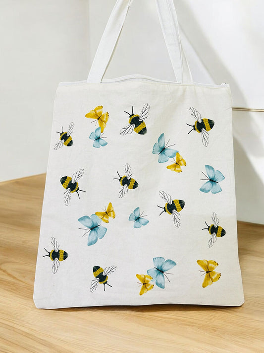 Printed  Tote Bag