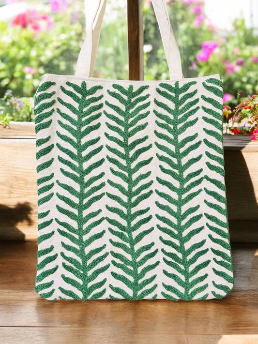 Leaf Pattern  Tote Bag