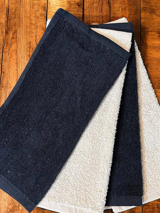 White & Blue Kitchen Napkins