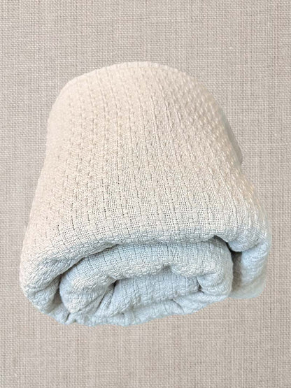 White Bed Throw