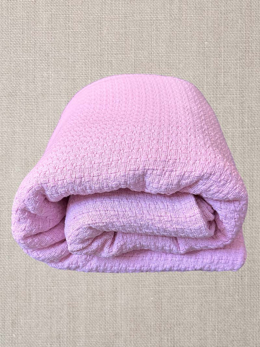 Pink Bed Throw