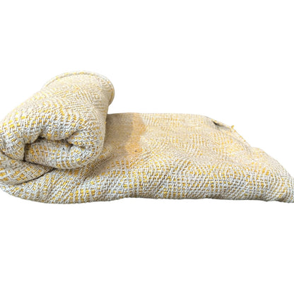 Cotton Yellow Throw
